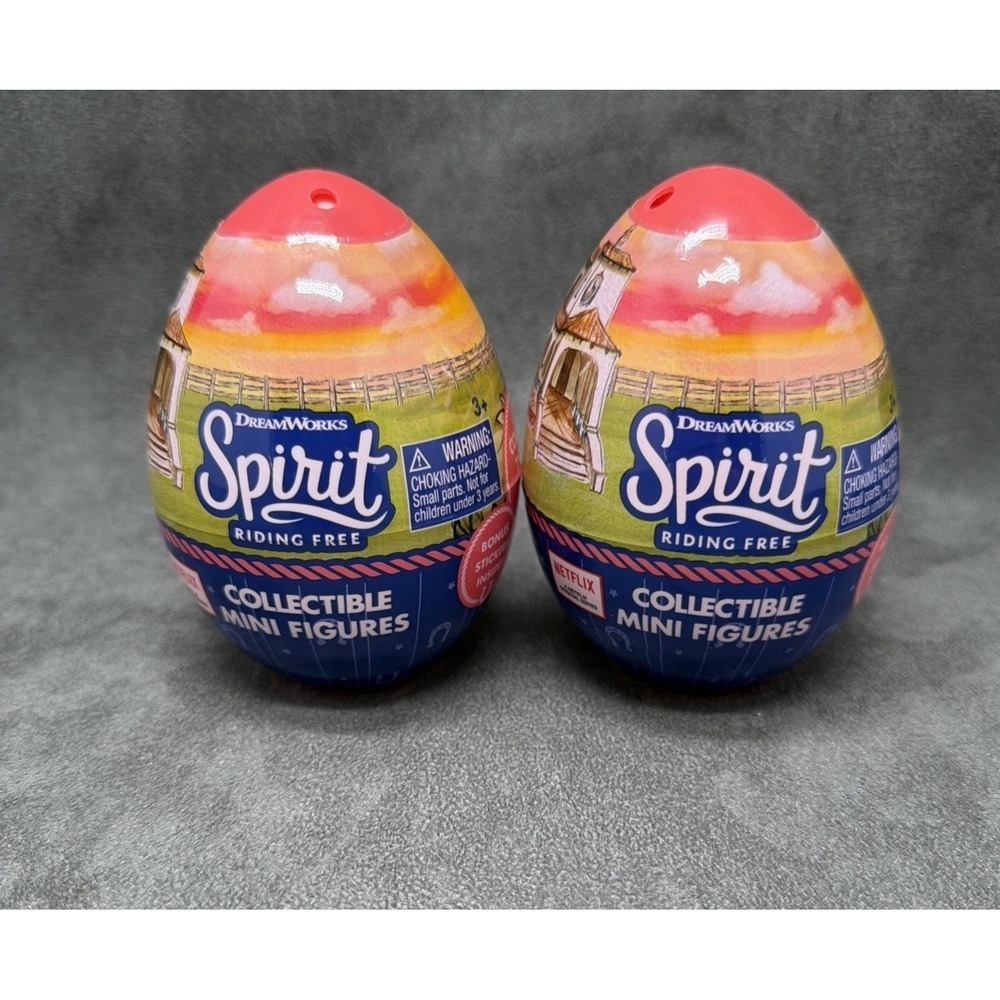 DreamWorks Netflix Spirit Riding Free Mini Figure & Stickers Blind Egg Capsules
